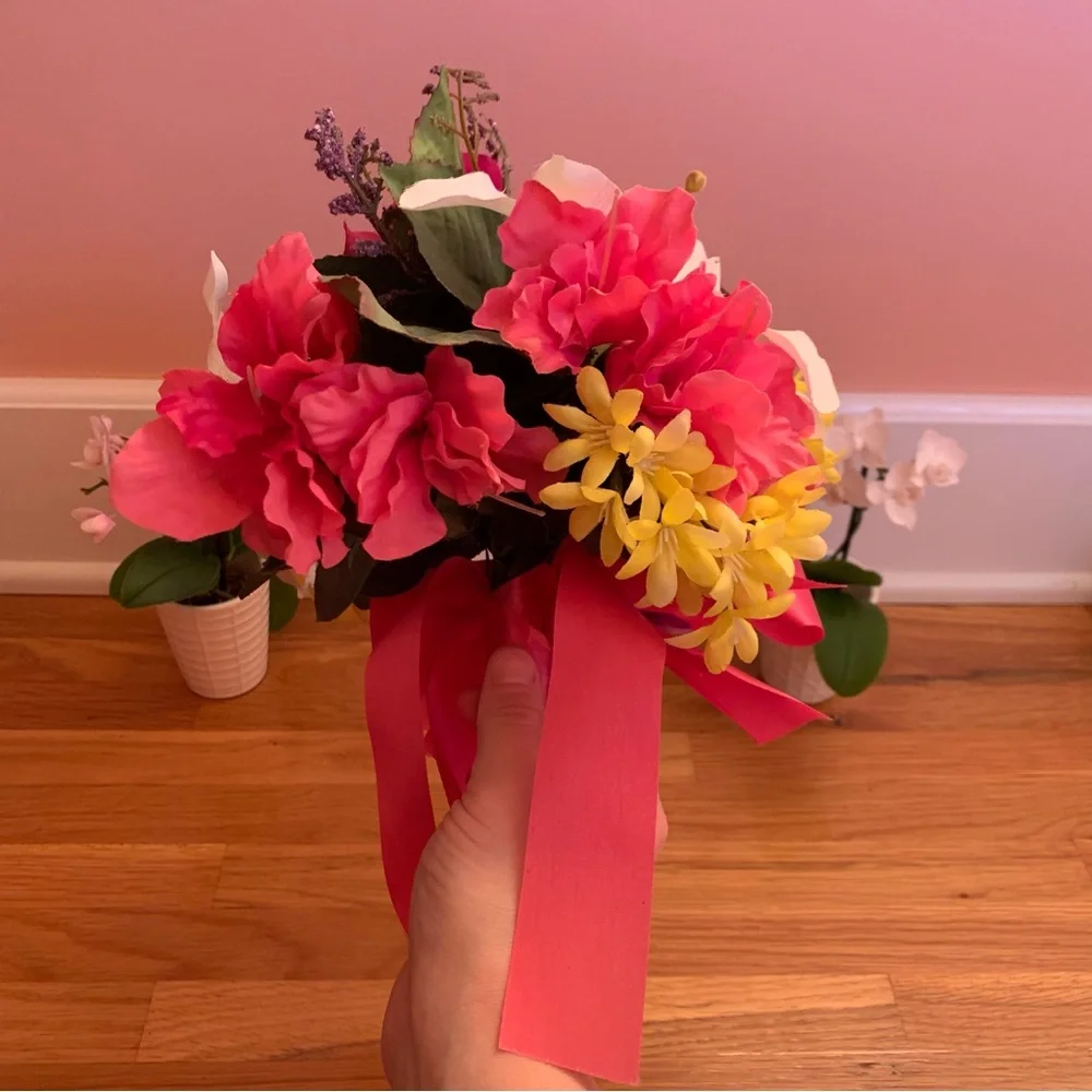 Handmade Wedding Bouquet Faux Floral Arrangement Faux Floral Bridal Bouquet